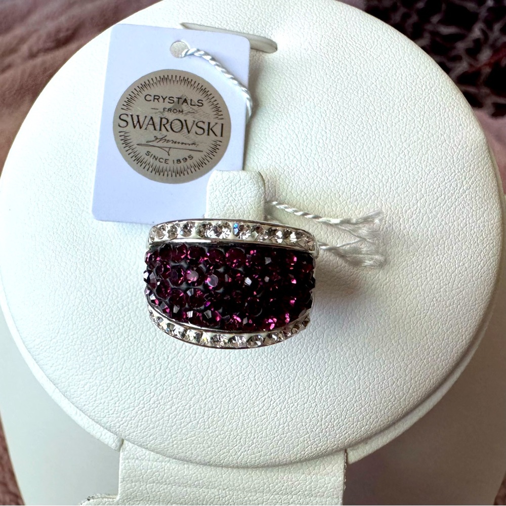 Crystal SWAROVSKI elements ring size 7